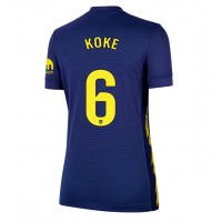 Stroje piłkarskie Atletico Madrid Koke #6 Koszulka Wyjazdowej dla damskie 2025-26 Krótki Rękaw